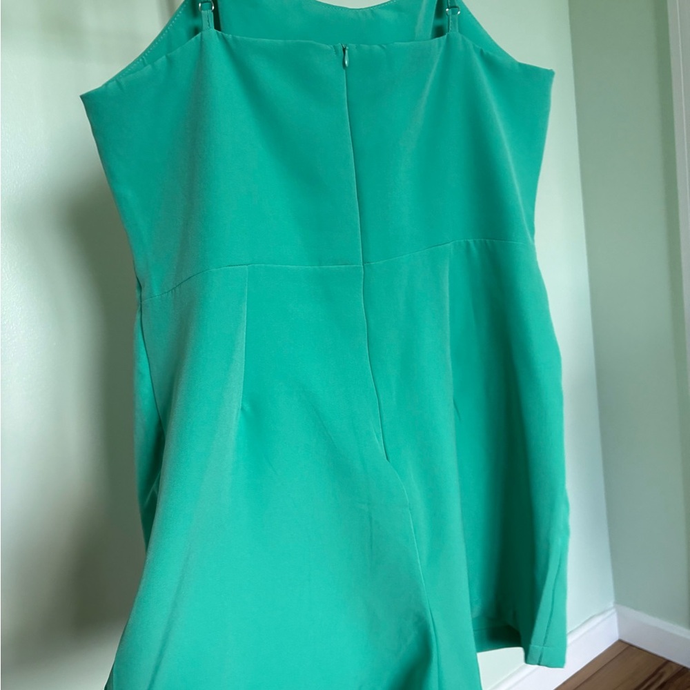 Turquoise Spaghetti Strap Romper - image 3